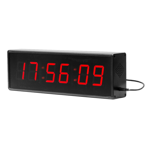 Red LED digital clock