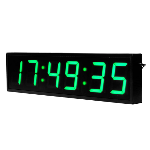 Large Green LED digital clock