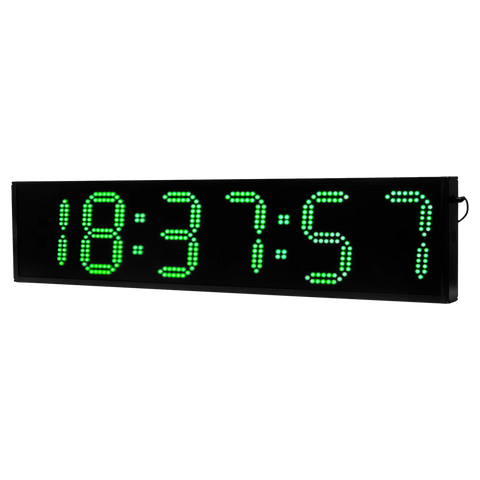 Large green LED digital clock